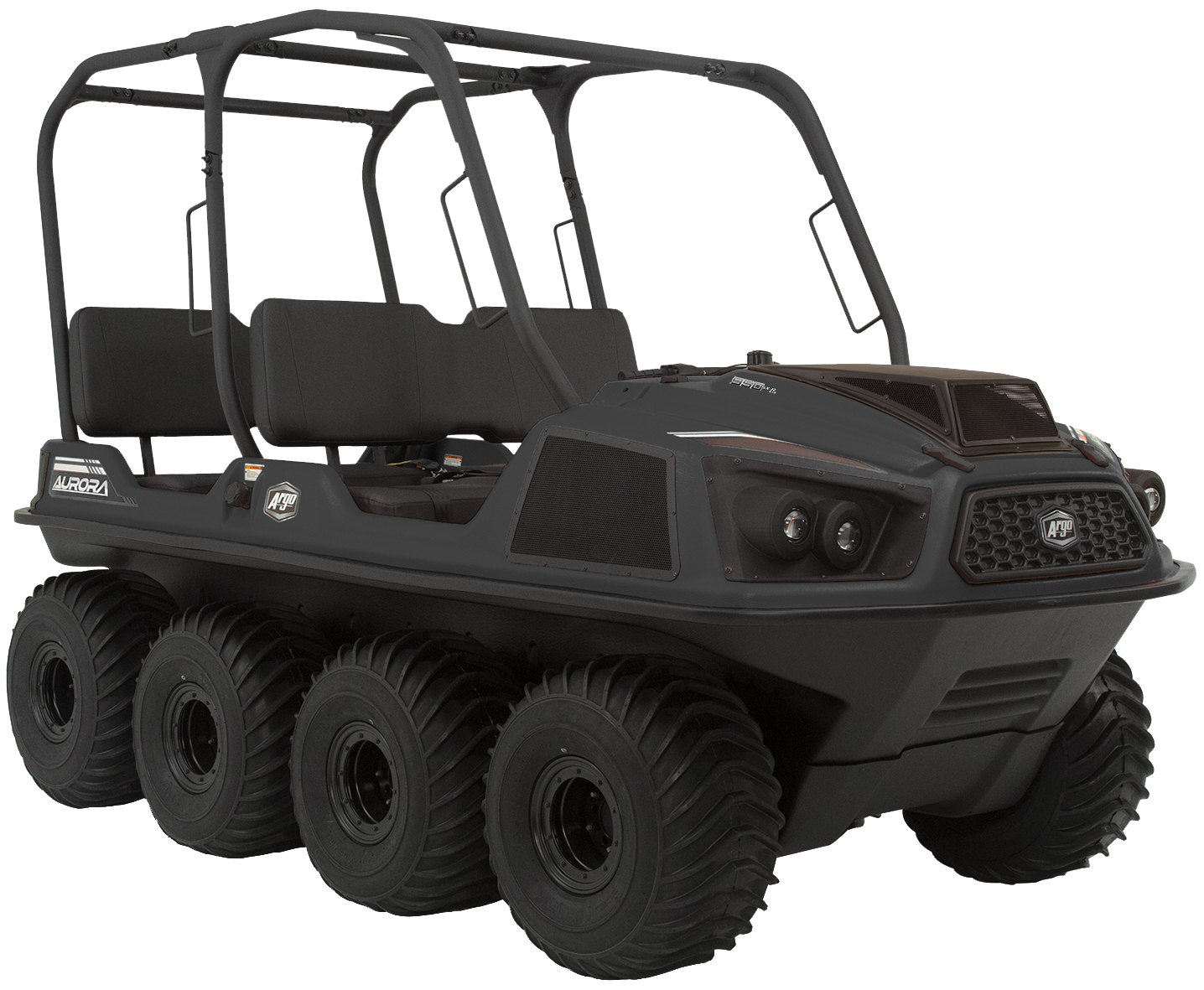 Aurora 950 SX_R sort modell med front mot høyre