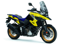 V-strom DL1050RCM2 fra Suzuki vist i gul/sort i studio