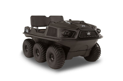 Frontier 600 6x6 fra Argo i sort farge i god vinkel