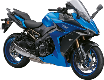 GSX-S1000GTM2 i farge YSF sett i diagonal vinkel