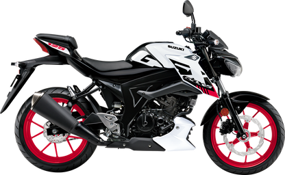 GSX-S125M3 hvit fra Suzuki hovedbilde i studio