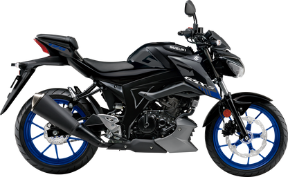 GSX-S125M3 sort fra Suzuki hovedbilde i studio