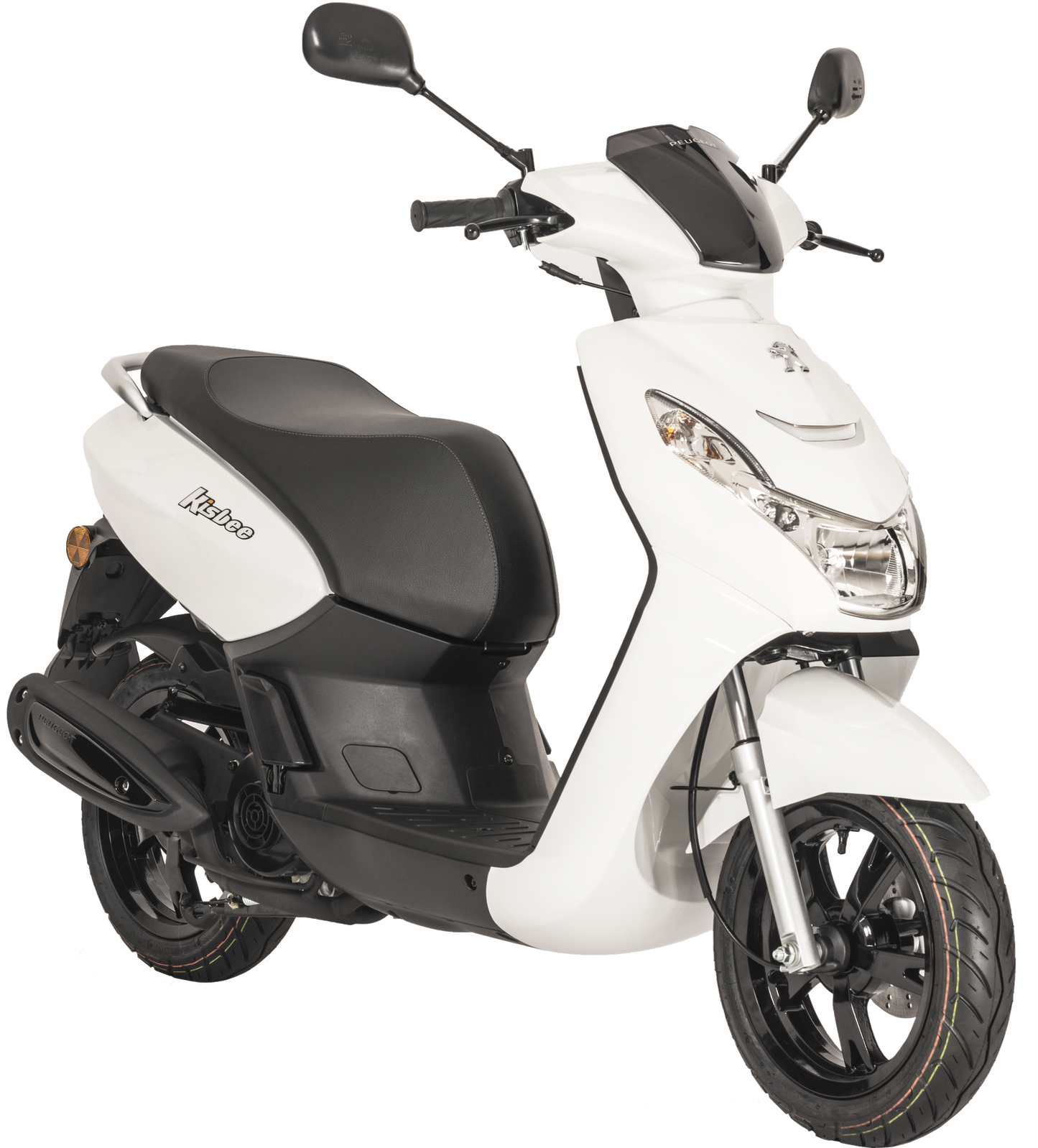 Hvit Kisbee fra Peugeot hovedbilde i studio