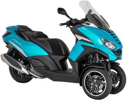 Blå Metropolis fra Peugeot hovedbilde i studio