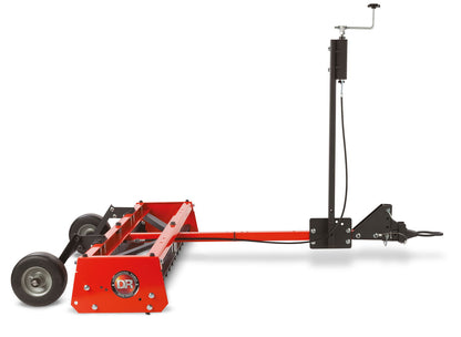 Veihøvel fra DR Power sett fra side i studio