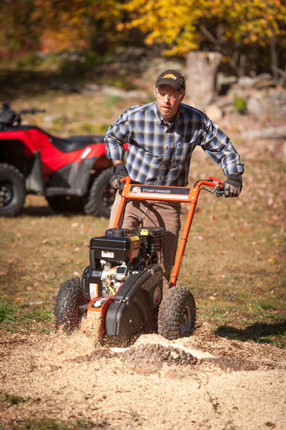 Moro med Stubbfres Pro 14,5 når den moser stubber til flis